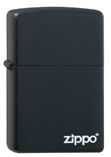 Zippo Black with Logo